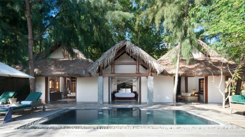 beach pool villa