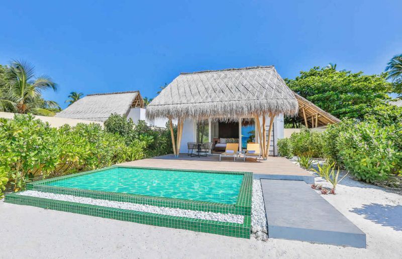 marina garden villa with pool