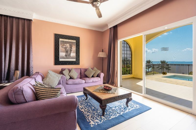 beach villa with pool