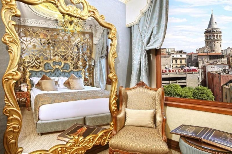 deluxe with galata tower view