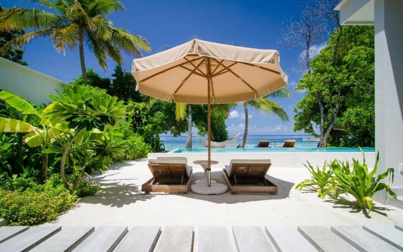 2 bedroom beach pool villa