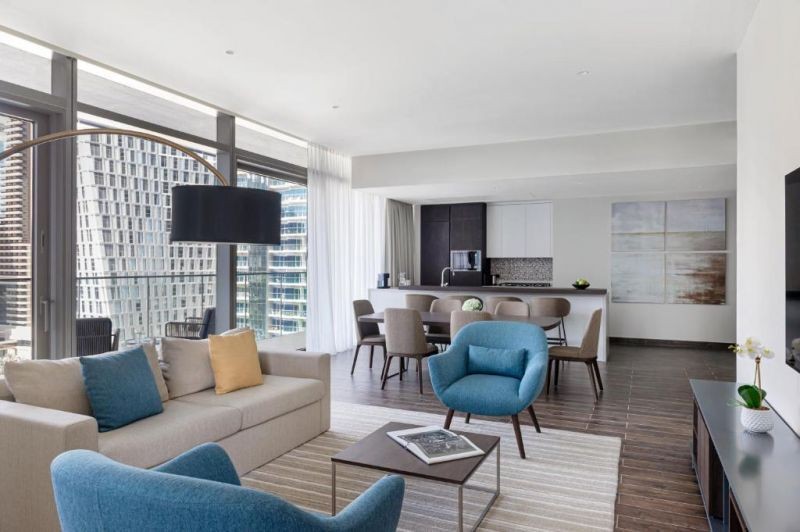 premium three bedroom suite marina view