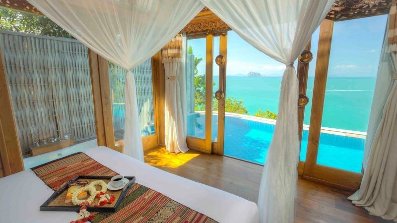 ocean view pool villa