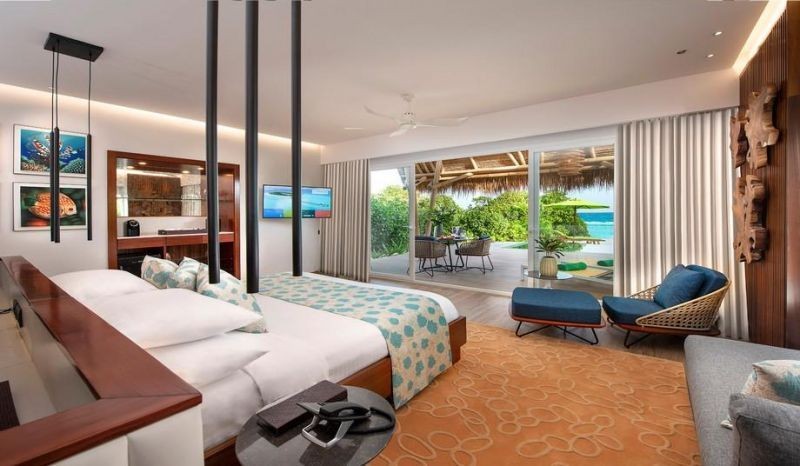 family beach villa with pool