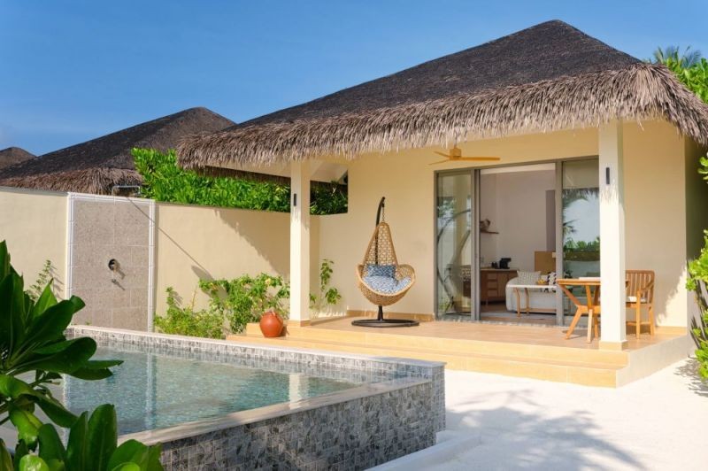 beach pool villa