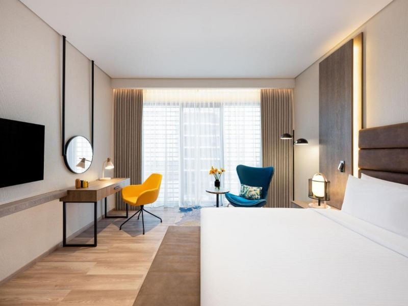 family suite with sofa bed city view