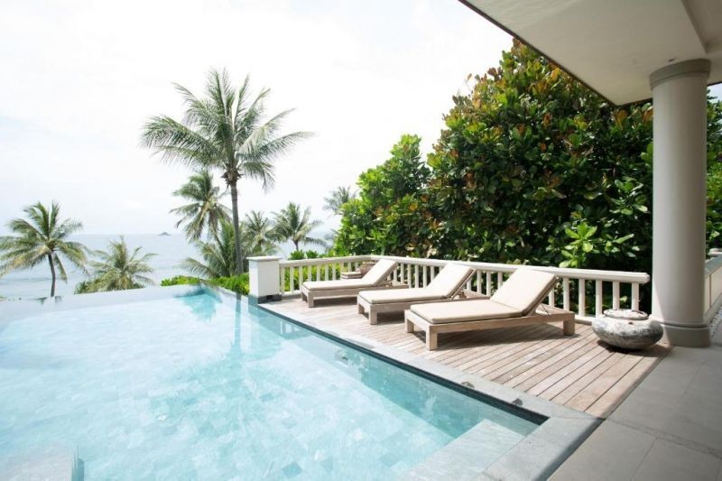 2 bedroom oceanfront pool villa