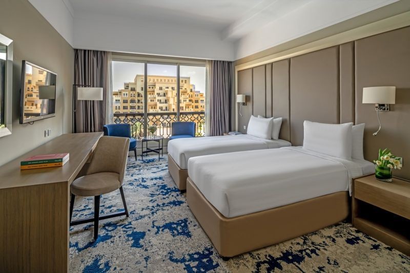 interconnecting family suite garden view