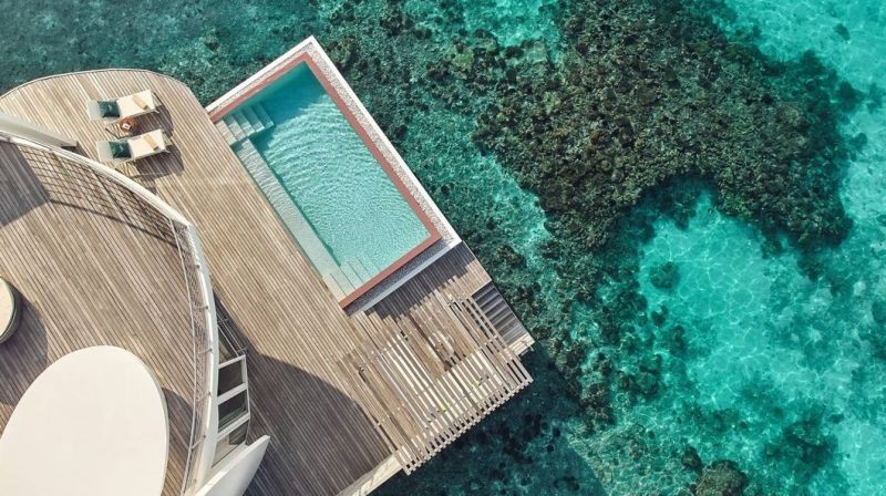 water villa with pool