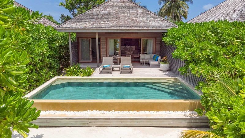 beach pool villa