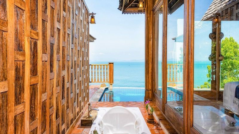 2 bedroom sea water pool villa