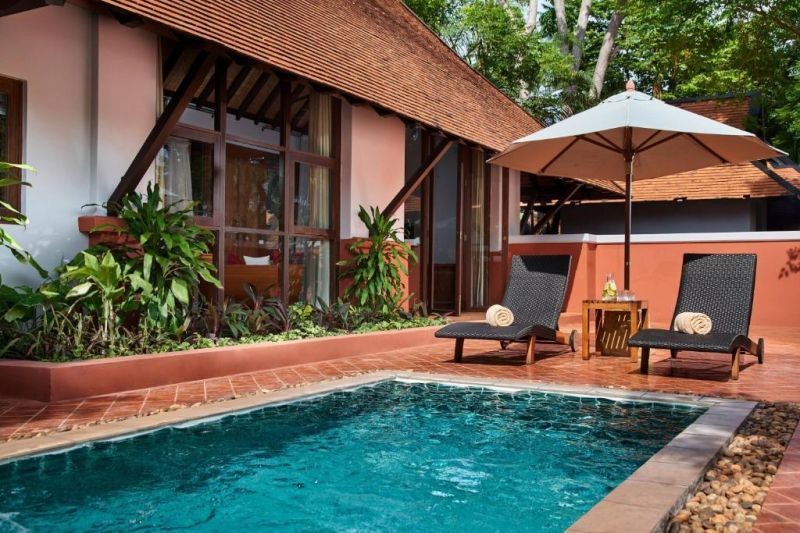 pool villa garden