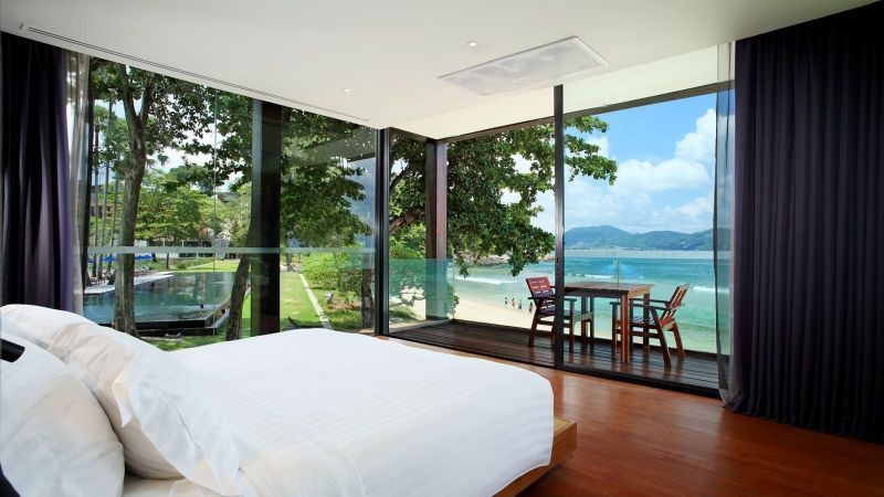 1 bedroom beach access pool villa