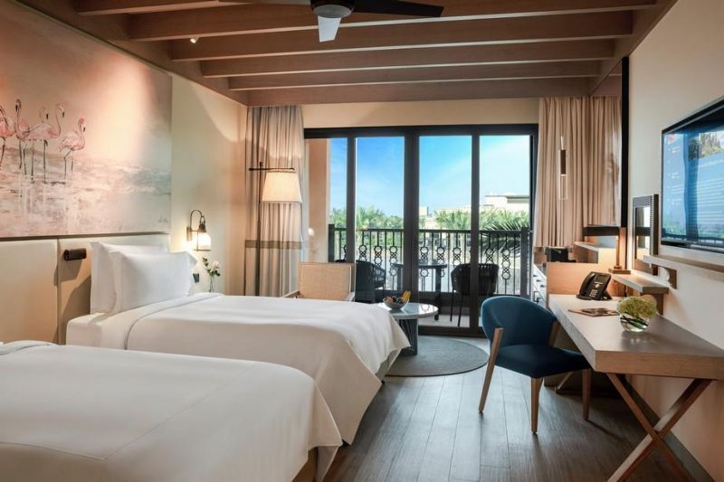guest room with balcony