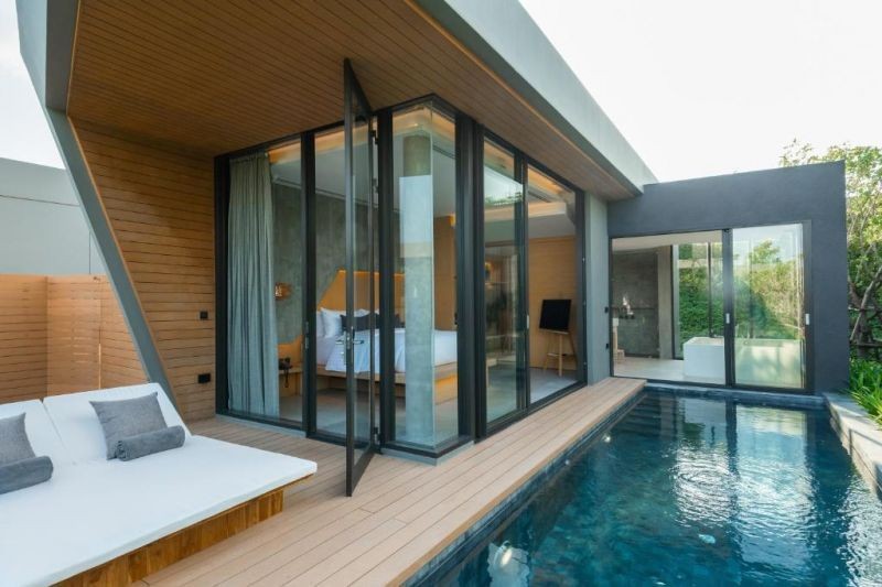 garden pool villa