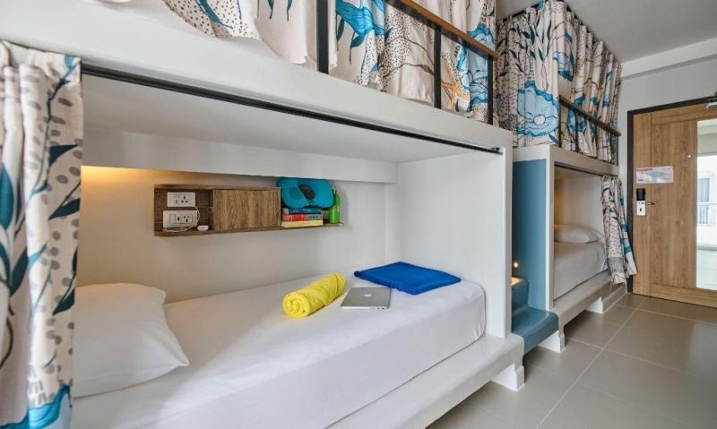 bed in 4-bed mixed dormitory 