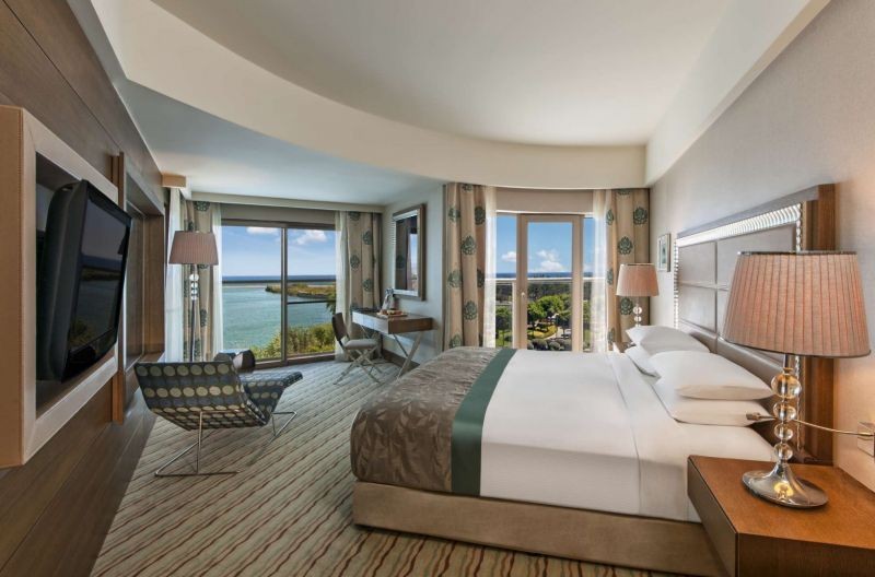 corner suite pool access sea view