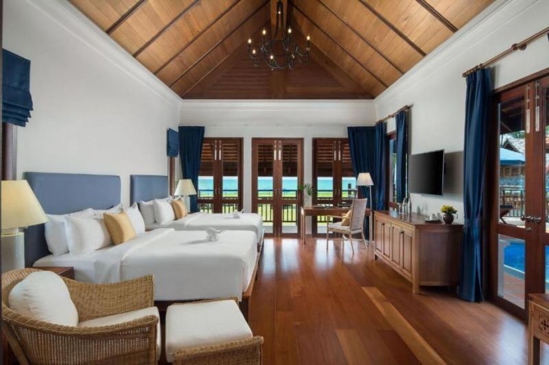 2 bedroom pool villa beachfront