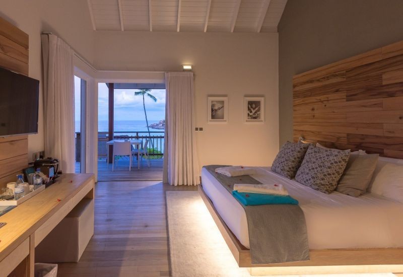 ocean view pool chalet