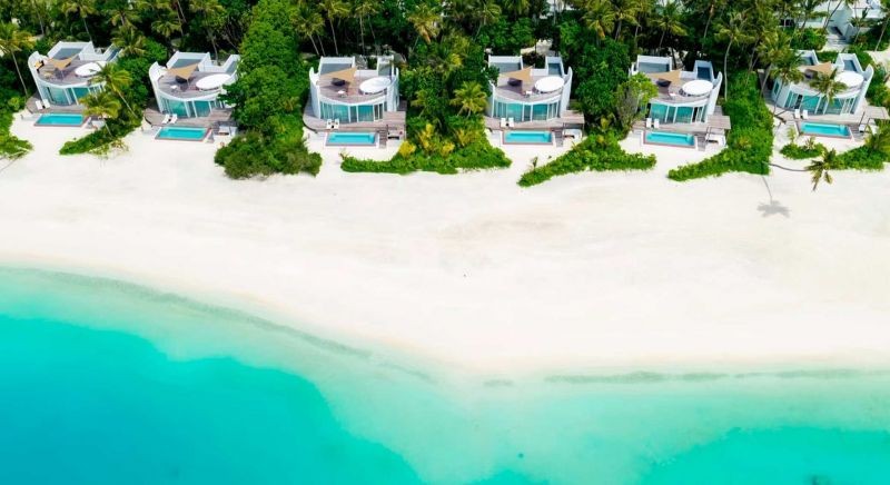 beach villa with pool