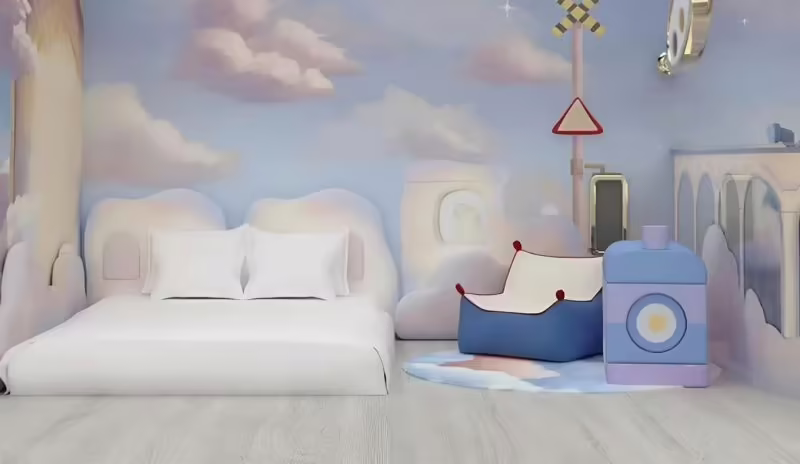 moon rabbit loft-tatami/bunk bed