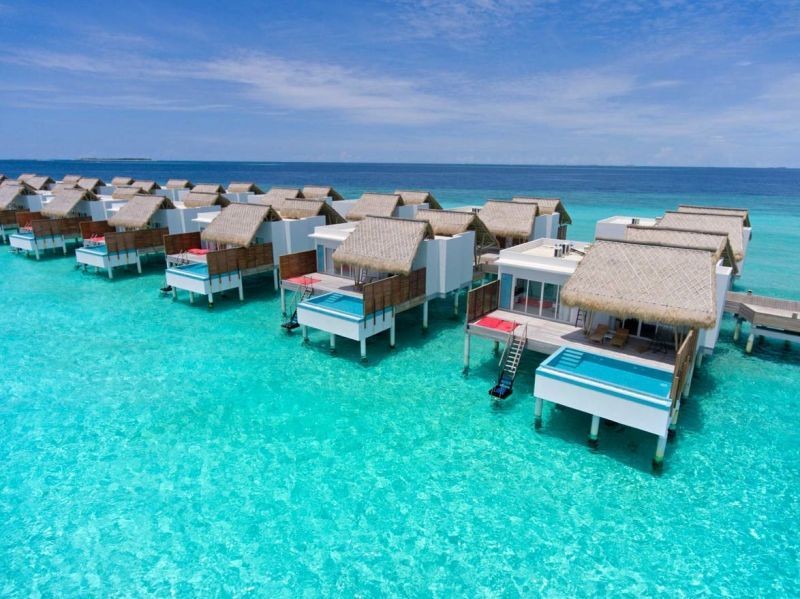 water villa with pool
