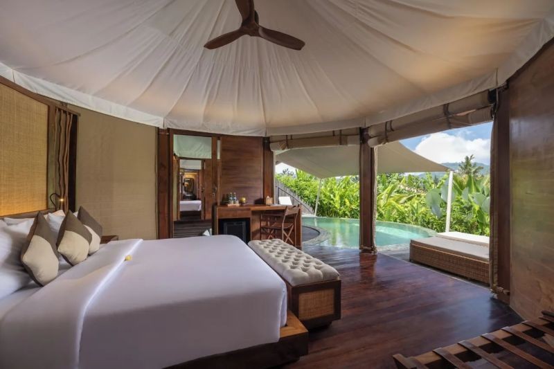 2br family pool tent