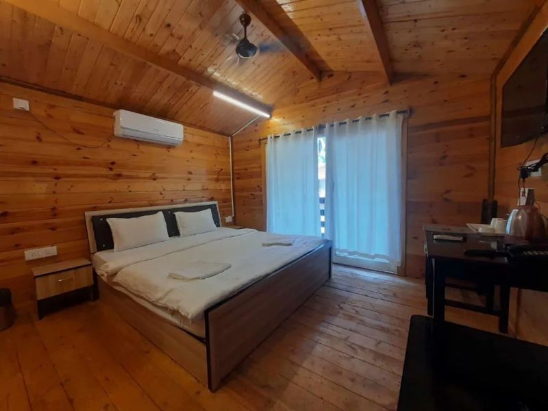 wooden cottage