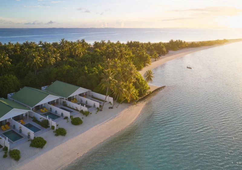 deluxe beach pool villa