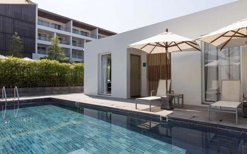 atrium pool villa