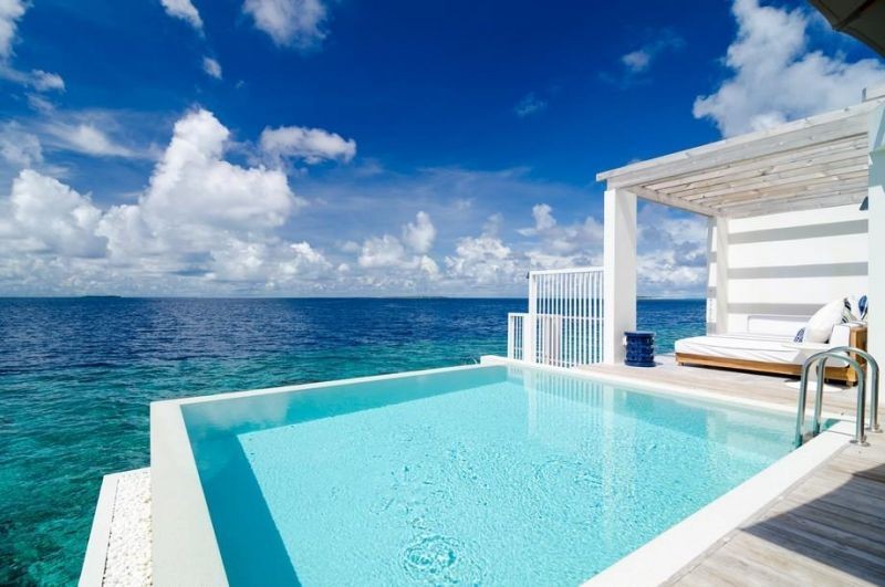 reef water pool villa