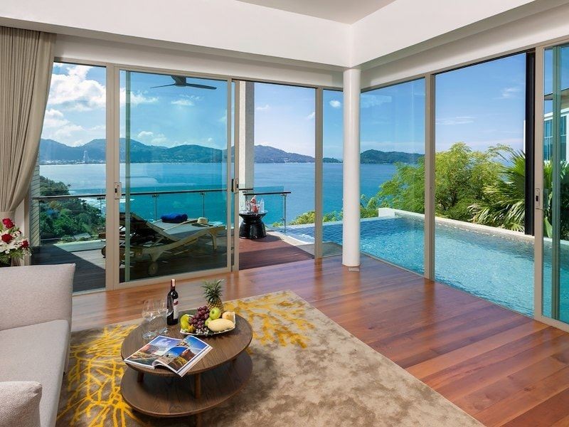 top floor pool villa ocean view