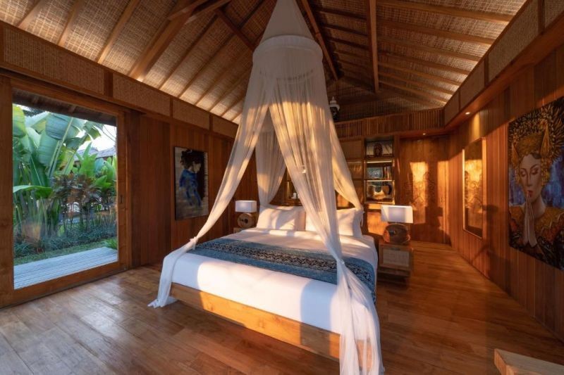1 bedroom pool villa rice paddy field view