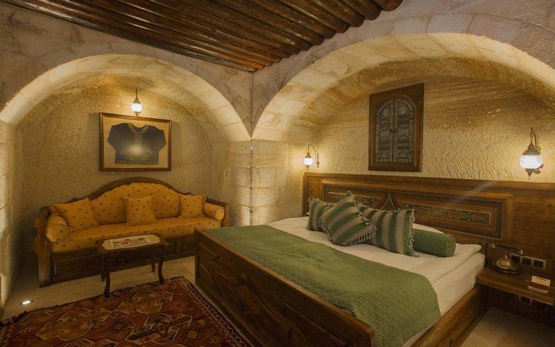 grandiose cappadocian pool mansion