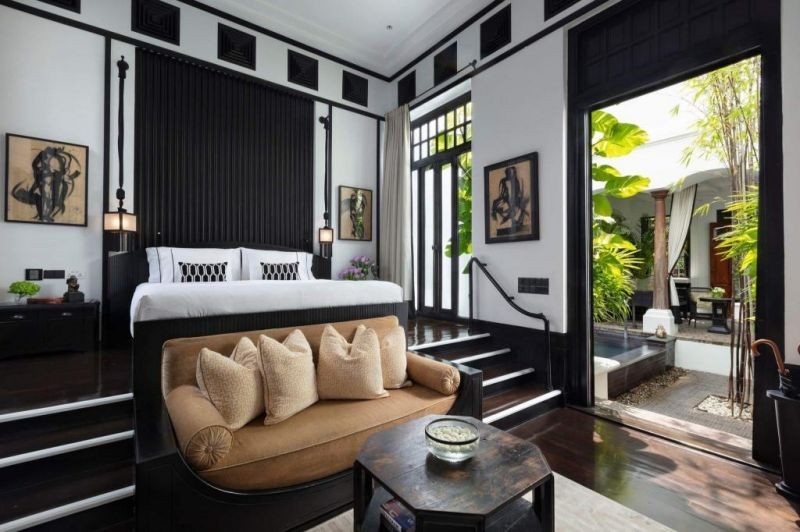 riverside pool villa