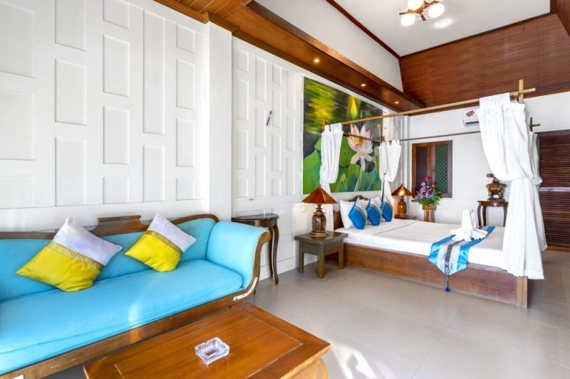 second row beach bungalow